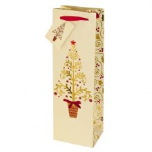 Golden Tree Wine Bag