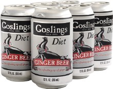 Goslings Diet Ginger Beer 6pk 12oz Can