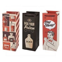 Retro Drinking Gift Bags Assorted