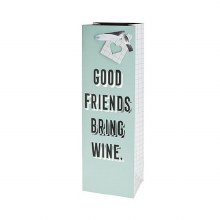 Good Friends Bring Wine Gift Bag