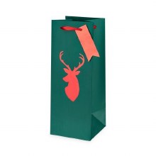 Reindeer 1.5L Wine Gift Bag