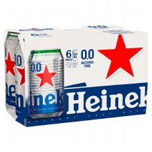 Heineken 0.0 Alcohol Free 6pk 12oz Can