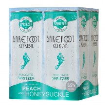 Barefoot Refresh Moscato Spritzer 4pk 250ml Can