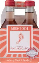 Barefoot Pink Moscato 4pk 187ml