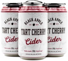 Black Apple Tart Cherry Hard Cider 4pk 12oz Can