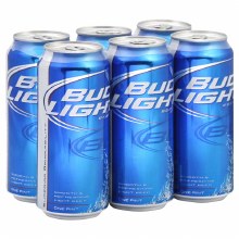 Bud Light 6pk 16oz Can