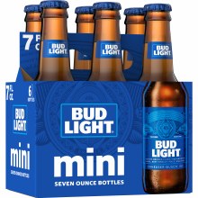 Bud Light 6pk 7oz Btl