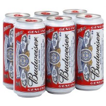 Budweiser 6pk 16oz Can