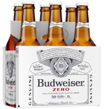 Budweiser Zero Non-Alcholic 6pk 12oz Bottle