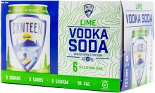 Canteen Lime Vodka Soda 4pk 12oz Can