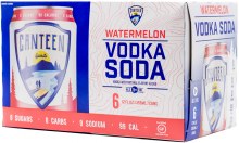 Canteen Watermelon Vodka Soda 4pk 12oz Can