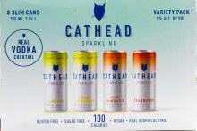 Cathead Sparkling Seltzer Variety Pack 8pk 355ml Can