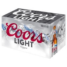 Coors Light 18pk 12oz Btl