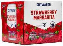 Cutwater Strawberry Margarita 4pk 12oz Can