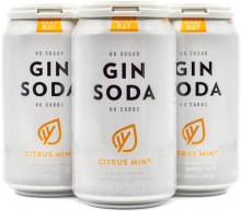 Deep Bay Citrus Mint Gin Soda 4pk 12oz Can