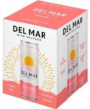 Del Mar Grapefruit Wine Seltzer 4pk 12oz