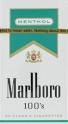 Marlboro Menthol Gold 100s Box