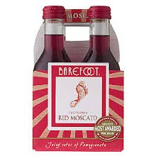 Barefoot Red Moscato 4pk 187ml