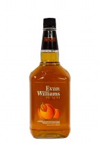 Evans Williams Peach Bourbonn Whiskey 1.75L