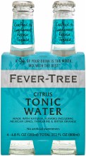 Fever Tree Citrus Tonic Water 4pk 200ml Btl