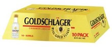 Goldschlager Cinnamon Schnapps Liqueur Party Pack 10pk 50ml