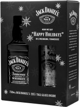 Jack Daniels Old No. 7 Tennessee Whiskey Gift Set 750ml