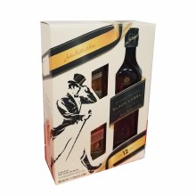 Johnnie Walker Black Gift Set  750ml