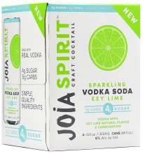 Joia Key Lime Vodka Soda 4pk 12oz Can