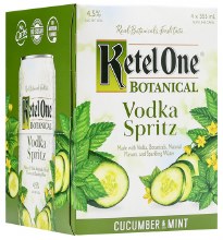 Ketel One Botanical Cucumber Mint Vodka Spritz 4pk 12oz Can