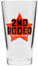 2nd Rodeo Beer Glass