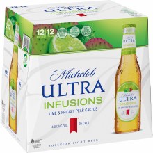 Michelob Ultra Infusions Lime Prickly Pear Cactus 12pk 12oz Can