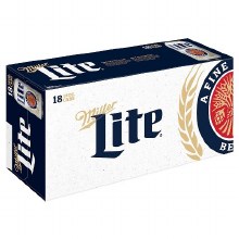 Miller Lite 18pk 12oz Can