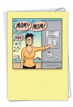 Vodka Mom Mothers Day Card