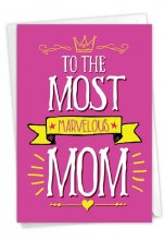 Marvelous Mom Birthday Card