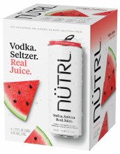 Nutrl Watermelon Seltzer 4pk 12oz Can