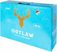 Outlaw Mile Hi Light Beer 24pk 12oz Can