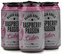 Black Apple Cider Raspberry Passion Hard Cider 4pk 12oz Can