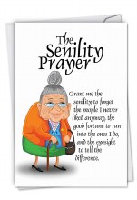 Senility Prayer Birthday