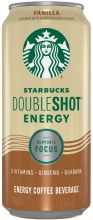 Starbucks Double Shot Vanilla Energy Coffee Beverage 15oz Can