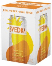 Svedka Mango Pineapple Vodka Soda 4pk 12oz Can