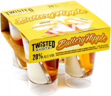 Twisted Shotz Buttery Nipple 4pk 25ml Shot