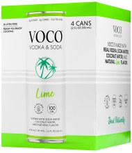 Voco Vodka Soda Lime 4pk 12oz Can