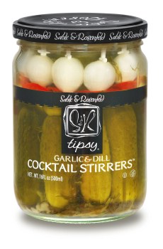 Sable and Rosenfeld Tipsy Garlic & Dill Cocktail Stirrers 16oz