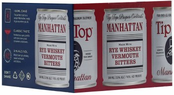 Tip Top Cocktails Manhattan  4pk 100ml Can