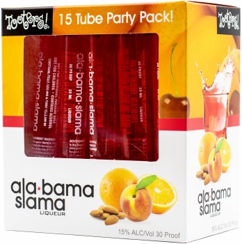 Tooters Alabama Slama Party Pack 15pk Tube Shots