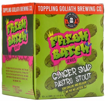 Toppling Goliath Fresh Batch Ginger Snap Pastry Stout 4pk 16oz Can