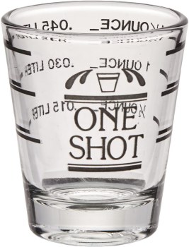 One Shot True Measured Bar Essentials Shot Glass