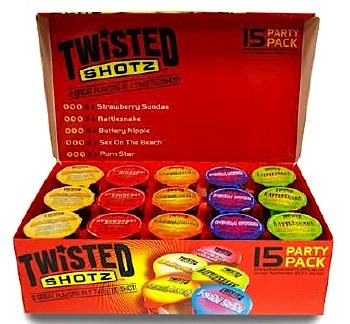 Twisted Shotz Traditional Party Pack 15pk 25ml