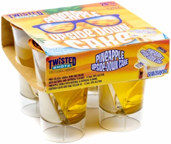 Twisted Shotz Pineapple Upside-Down Cake 4pk 25ml Shot