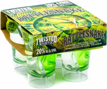 Twisted Shotz Rattlesnake 4pk 25ml Shot